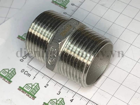 Kép inox 304 DN25 (34mm) - xịn, dùng cho ống ren 1 inch