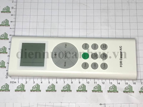 Điều khiển đh Casper dài nút xanh