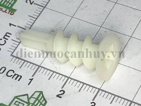 Tắc kê nhựa khoan tường thạch cao dạng xoắn - sử dụng kèm với vít sắt 4x15