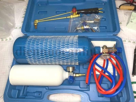 Bộ đồ hàn kèm bình oxi 2 mỏ