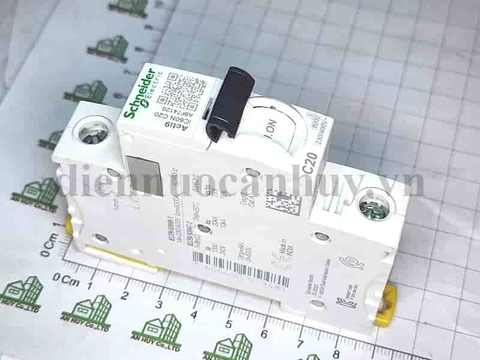 Át Schneider Acti9 iC60N 6kA ACTI9 IC60N 1P 20A C A9F74120