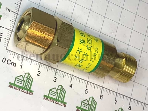Van Chống Cháy Ngược Oxy Kiểu Khô DJH - Van Chống Trào Ngược Gắn Đồng Hồ Gió Đá