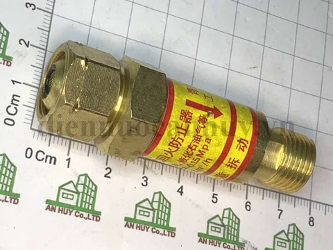 Van Chống Cháy Ngược gas Acetylen Kiểu Khô HF-2 - Van An Toàn Chống Trào Ngược Khí Đá