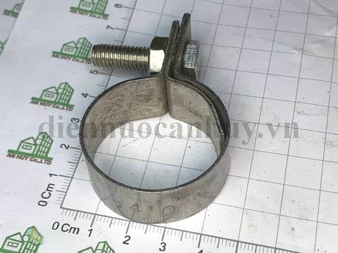 Đai xiết cổ dê bulong inox phi 40