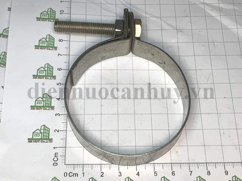Đai xiết cổ dê bulong inox phi 75