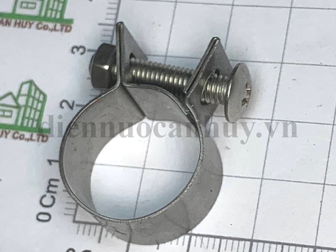 Đai xiết cổ dê bulong inox phi 20