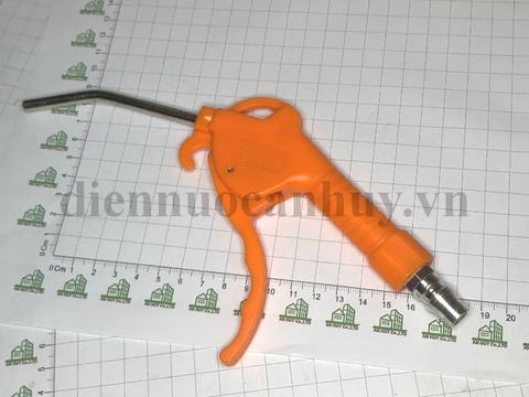 Súng xịt hơi, xì khô nhựa vòi ngắn - cam