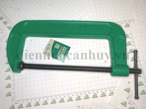 Vam gỗ gang 8 - cảo chữ C chuyên dụng cho vam gỗ dầy, gắn đá khổ lớn