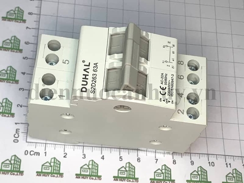 át đảo chiều MCB 2 cực 63A 2P63A S2D263