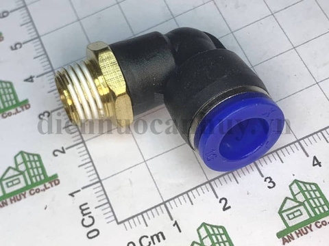 Đầu cút nối nhanh khí nén ren ngoài 13 ống khí 10mm