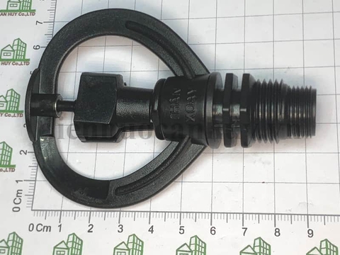 Đầu vòi tưới cây tự động thân xoay 2 tia lắp vừa với ren 17 hoặc 21
