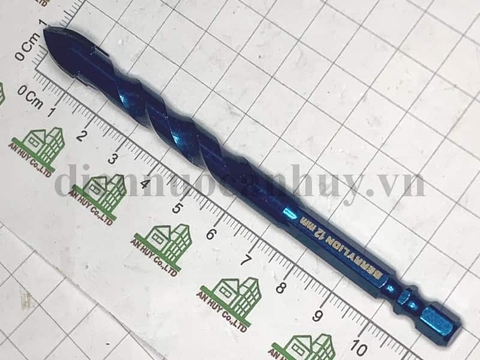 Mũi khoan đa năng M12 loại 4 chuôi lục giác - có thể Khoan tường gạch men hoặc roa lỗ khoan sắt