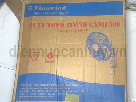 Quạt treo tường cánh 300 QTT300 Vinawin điện cơ