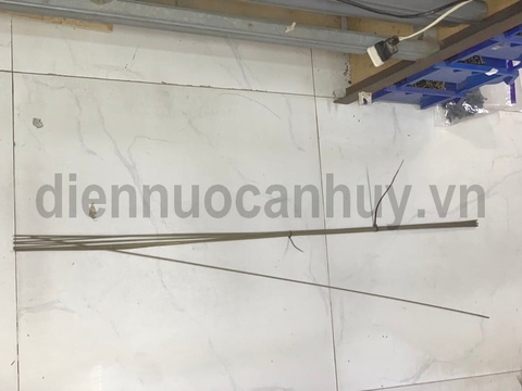 Que hàn đồng thau tròn 1m 2.5mm (25 que/kg)