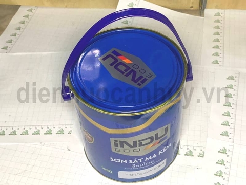 Sơn sắt mạ kẽm indu E364 2.5 lít mầu Xingfa Xám lông chuột
