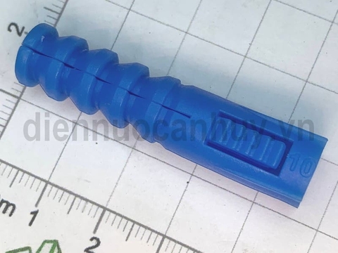 Tắc kê cánh 10x50 không vành lắp kệ gỗ, khung nhôm dùng vít 5 6 (nở xanh)