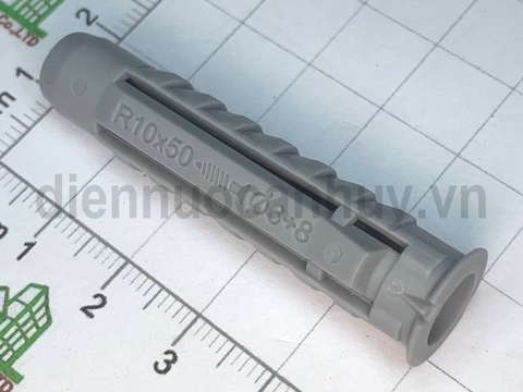 Tắc Kê Nhựa 10mm (Nở Nhựa) Siêu Bền R10x50 - Dùng Cho Vít 6-8mm