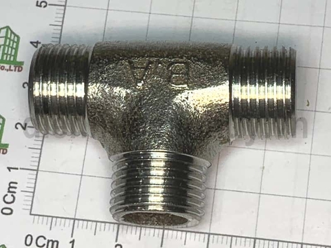 Tê inox 201 rẻ DN15 ren ngoài 20mm (1/2inch)