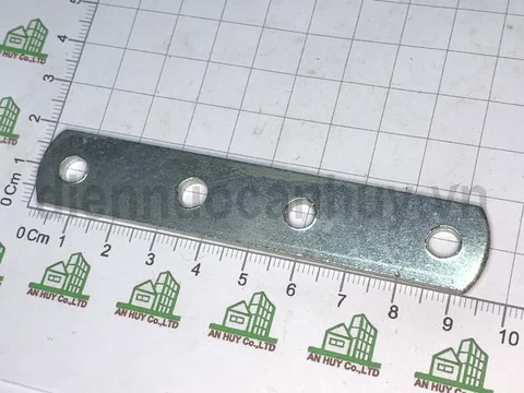 Thanh nối thẳng 4 lỗ ngắn kích thước 95mm (cho gỗ rộng 10cm). Pát sắt mạ kẽm liên kết ván gỗ, sửa chữa kệ tủ đa năng