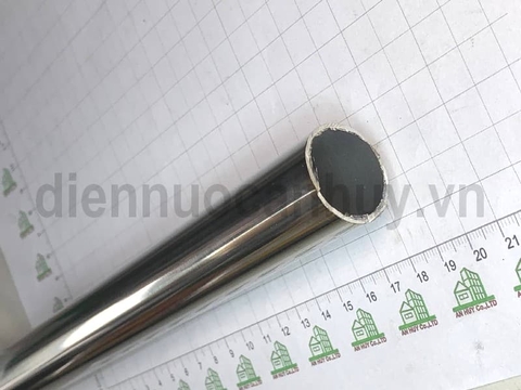 Thanh treo quần áo inox phi 25 hàng dày dài 3m (có thể cắt lẻ 1m)