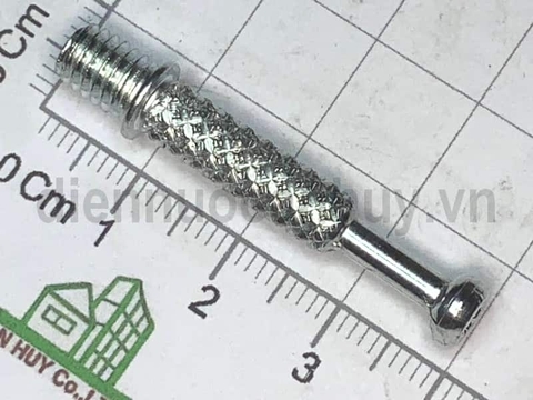Vít cam liên kết Fulco thân nhám 4cm. Chốt sắt lắp ráp nội thất gỗ công nghiệp và ván MFC MDF