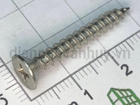 Vít inox 201 4x30 bắt nở nhựa
