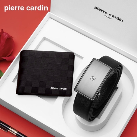 SET THẮT LƯNG & VÍ DA PIERRE CARDIN