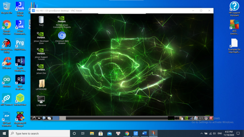Điều khiển từ xa Jetson Nano Developer Kit bằng PC bằng VNC Viewer