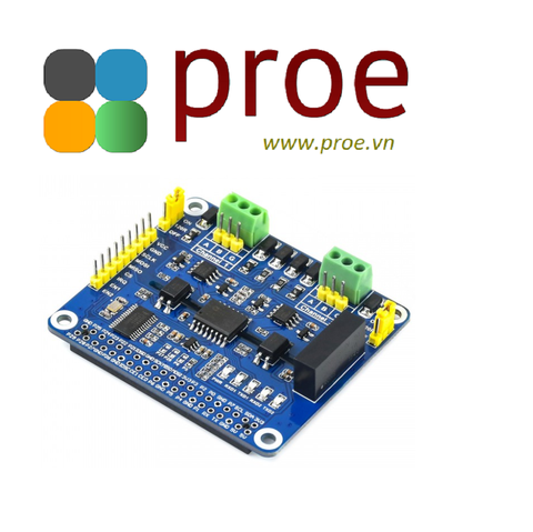 2-CH RS485 HAT 2-Channel Isolated RS485 Expansion HAT for Raspberry Pi