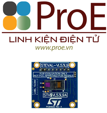 Evaluation board based on VL53L9CX Time of Flight sensor
