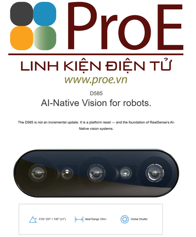 D585 AI-Native Vision for robots