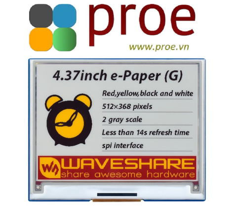 4.37inch e-Paper Module (G)