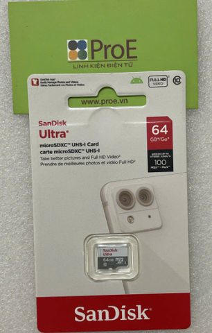 SanDisk Ultra  64GB 100MB/s