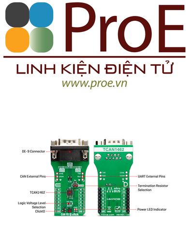 CAN FD 7 Click Board Fault Protected CAN and CAN FD Transceiver