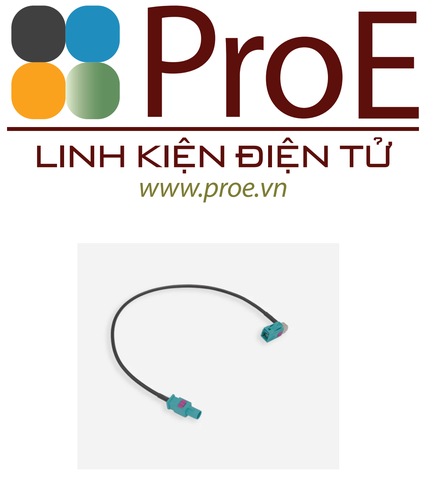 GMSL2 Fakra Right-Angle Extension Cable M-F