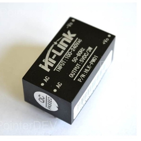 Bộ nguồn Hi-Link HLK-PM01  AC220V – 5VDC/3W