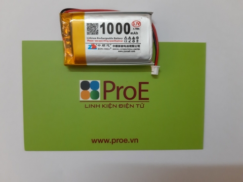 Pin Lipo 1 Cell 1000mAh