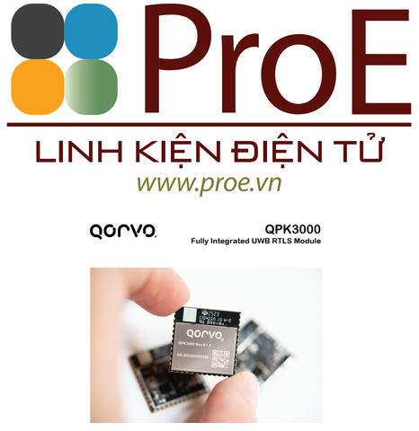 QPK3000 Fully Integrated UWB RTLS Module