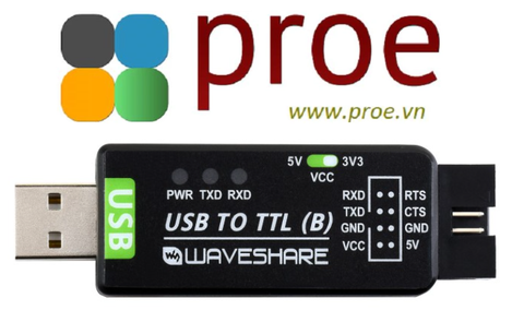 Industrial USB TO TTL Converter, Original CH343G Onboard, Multi Protection & Systems Support