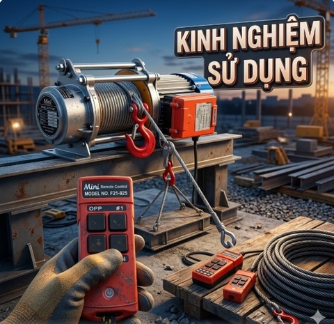 Bí Quyết Nâng Hạ An Toàn Và Kinh Nghiệm Sử Dụng Tời Kento Bền Bỉ 10 Năm