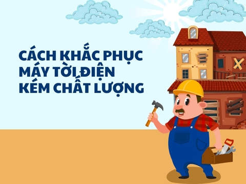 Cách Khắc Phục Máy Tời Điện Kém Chất Lượng