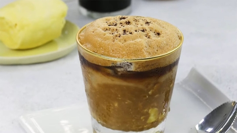 Cách làm cà phê sầu riêng độc lạ thơm ngon béo ngậy uống là ghiền