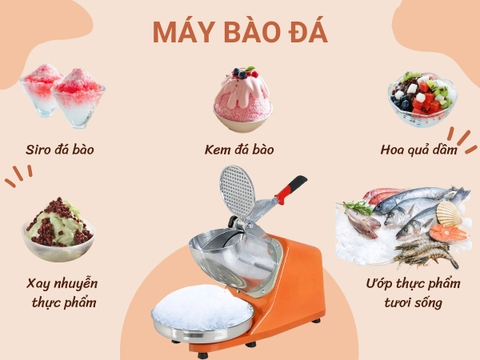 Mua máy bào đá tuyết ở đâu Hà Nội uy tín chất lượng?