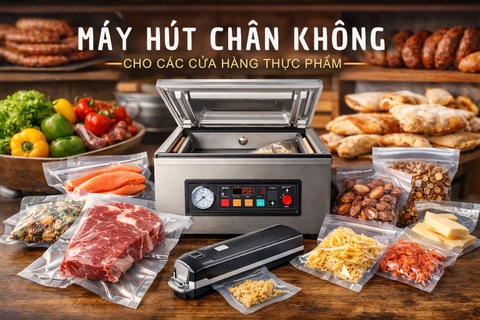 Máy Hút Chân Không Cho Các Cửa Hàng Thực Phẩm: Giải Pháp Bảo Quản Hiệu Quả