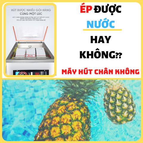 MÁY HÚT CHÂN KHÔNG CÓ ÉP ĐƯỢC NƯỚC HAY KHÔNG? SỰ THẬT BẤT NGỜ ĐẾN KHÓ TIN.