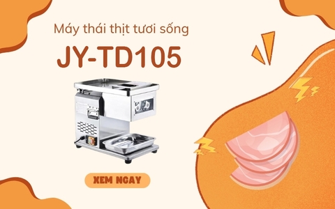 Máy thái thịt tươi sống JY-TD105 năng suất 120kg/giờ