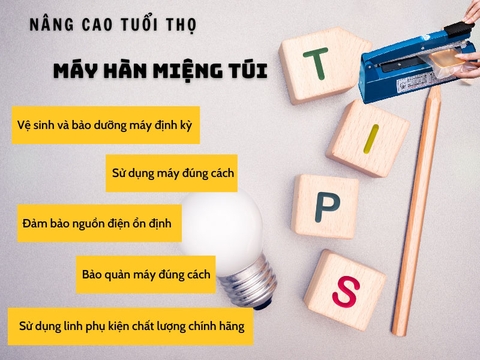 Nâng cao tuổi thọ của máy ép túi nilon nhờ mẹo đơn giản này