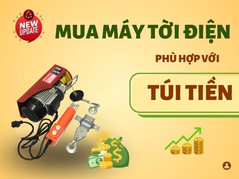 Mua máy tời điện nào phù hợp với túi tiền của bạn