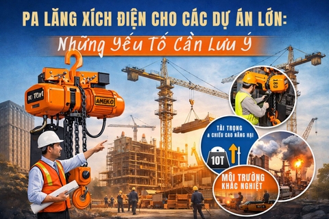 Pa Lăng Xích Điện Cho Các Dự Án Lớn: Những Yếu Tố Cần Lưu Ý
