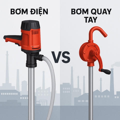Xu Hướng Chuyển Đổi Từ Bơm Tay Sang Bơm Điện Trong Ngành Công Nghiệp
